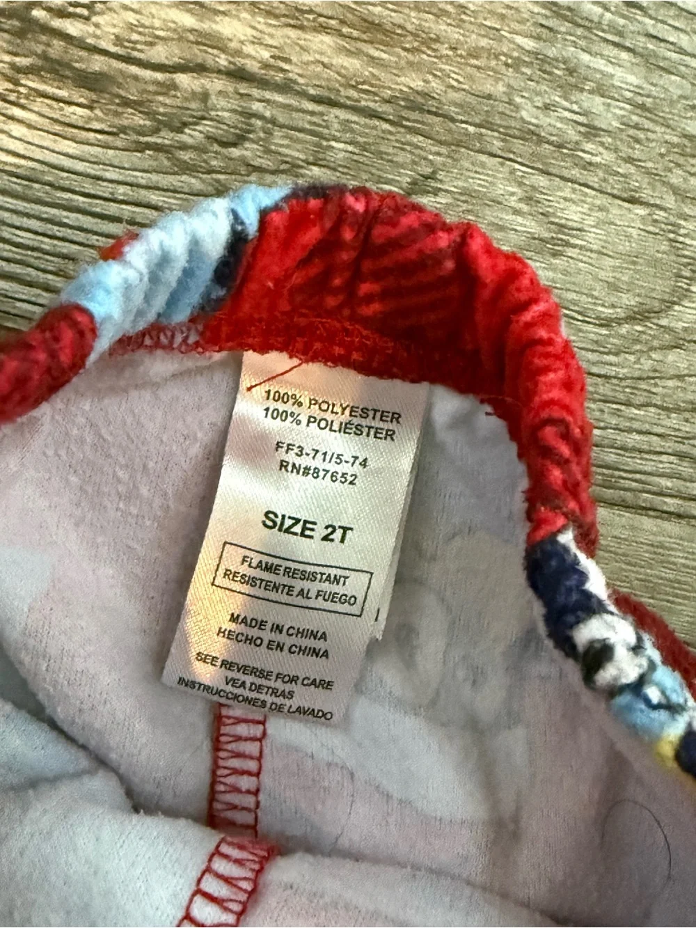 Kids Red Plaid Penguin Fleece Pajama Pants